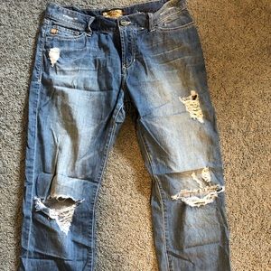 Boyfriend crop jeans